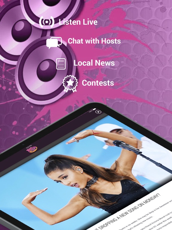 107.3 KFFM iPad screenshot 1 - Music app