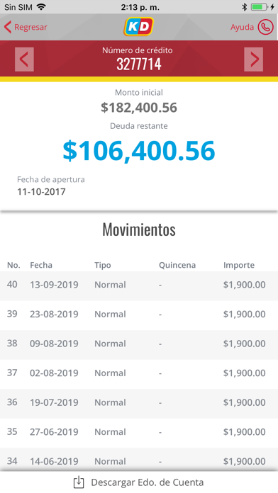 Kondinero Movil screenshot 3