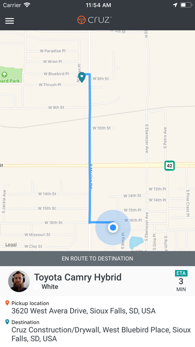 Screenshot #1 pour Cruz Rideshare