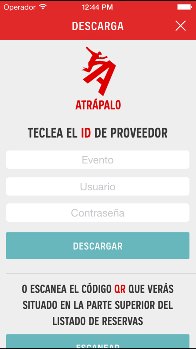 How to cancel & delete Control de accesos Atrápalo from iphone & ipad 1