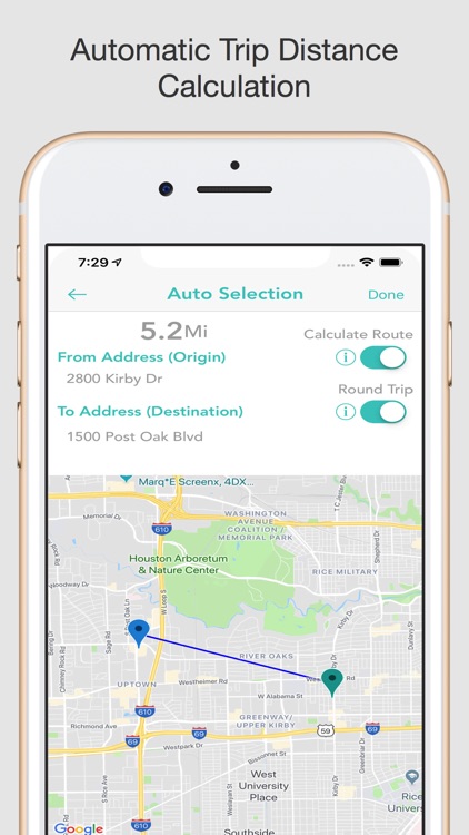Mileage Log for Driver & Rider
