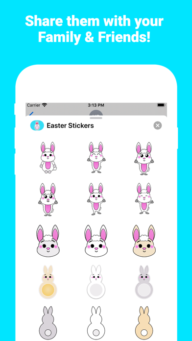Happy Easter for iMessage screenshot 4
