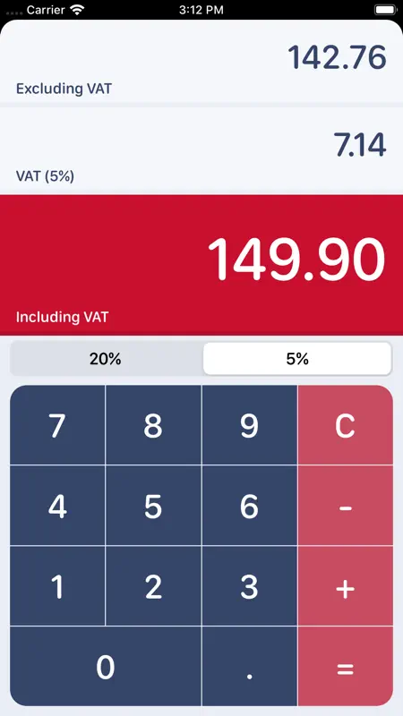 UK VAT Calculator screenshot 4 of 5