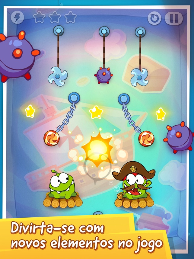 Jogos para celulares: Cut the Rope: Time Travel chega ao Android