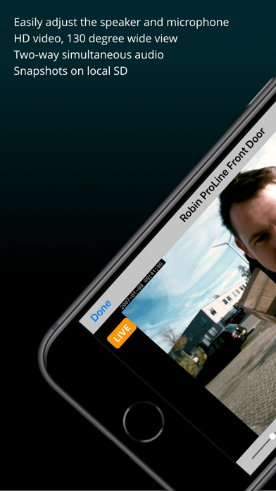 Robin ProLine Video Doorbell Screenshot