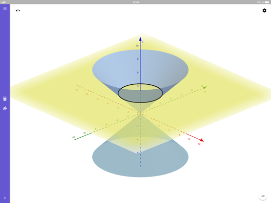 GeoGebra Calculadora 3D iPad screenshot 5