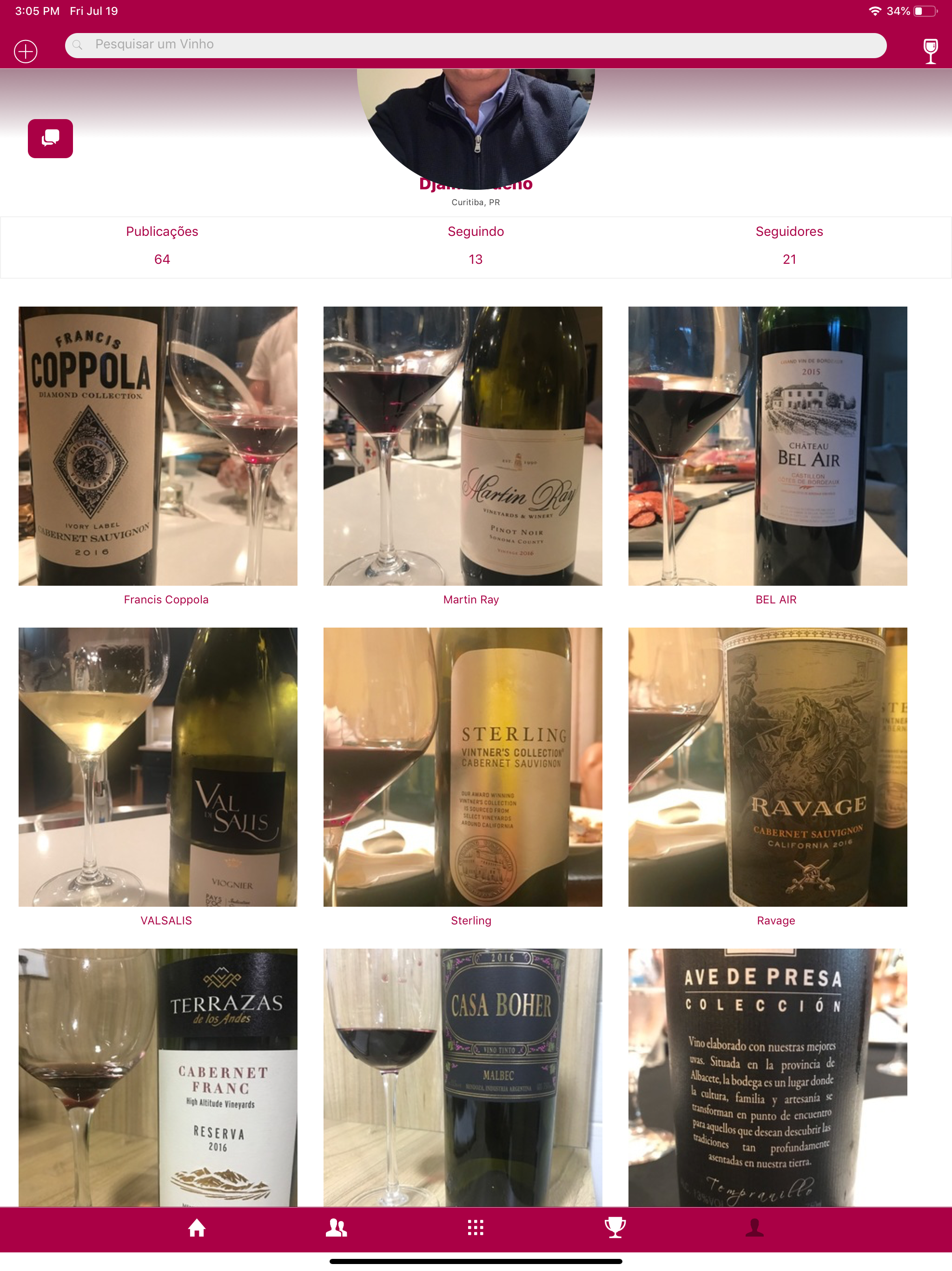 ShareWines: Wines and Cellar