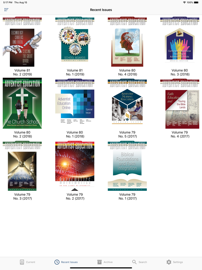 Journal of Adventist Education