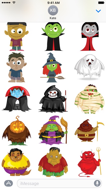 Halloween Cartoon Stickers