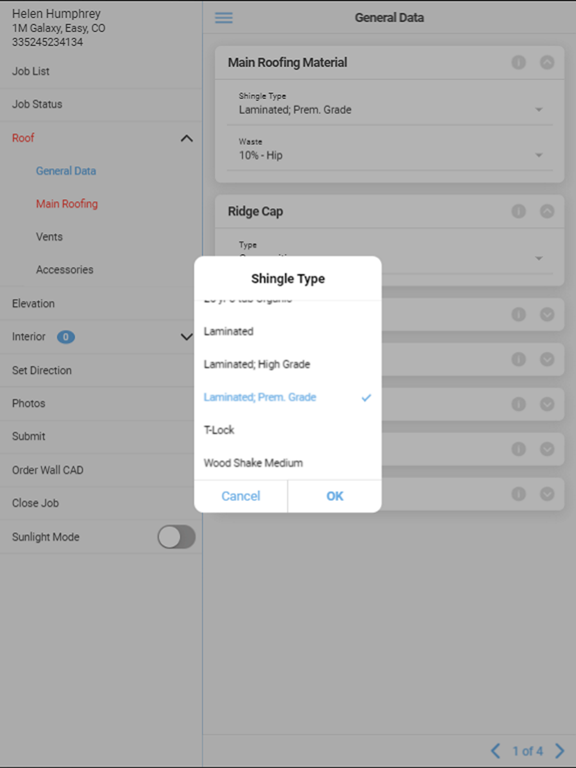 SettleAssist iPad screenshot