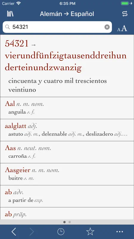 Ultralingua español-alemán screenshot 3 of 3