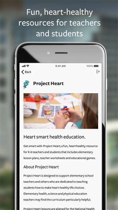 Texas Heart Institute iPhone screenshot 4 - Health & Fitness app