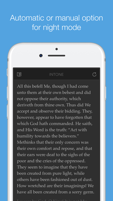 Intone – The Bahá'í Writings iPhone screenshot 4 - Reference app