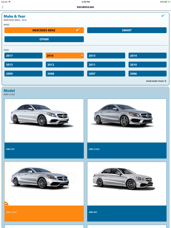Mercedes-Benz of Beverly Hills iPad screenshot 5 - Shopping app