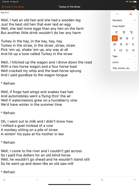 Bluegrass Guru iPad screenshot 4 - Music app