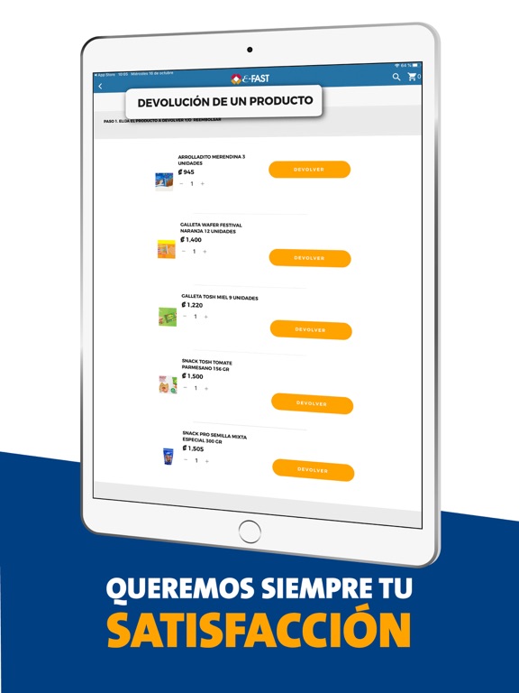E-Fast iPad screenshot 8 - Shopping app