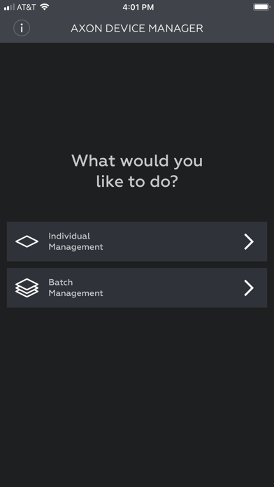 Axon Device Manager Screenshot