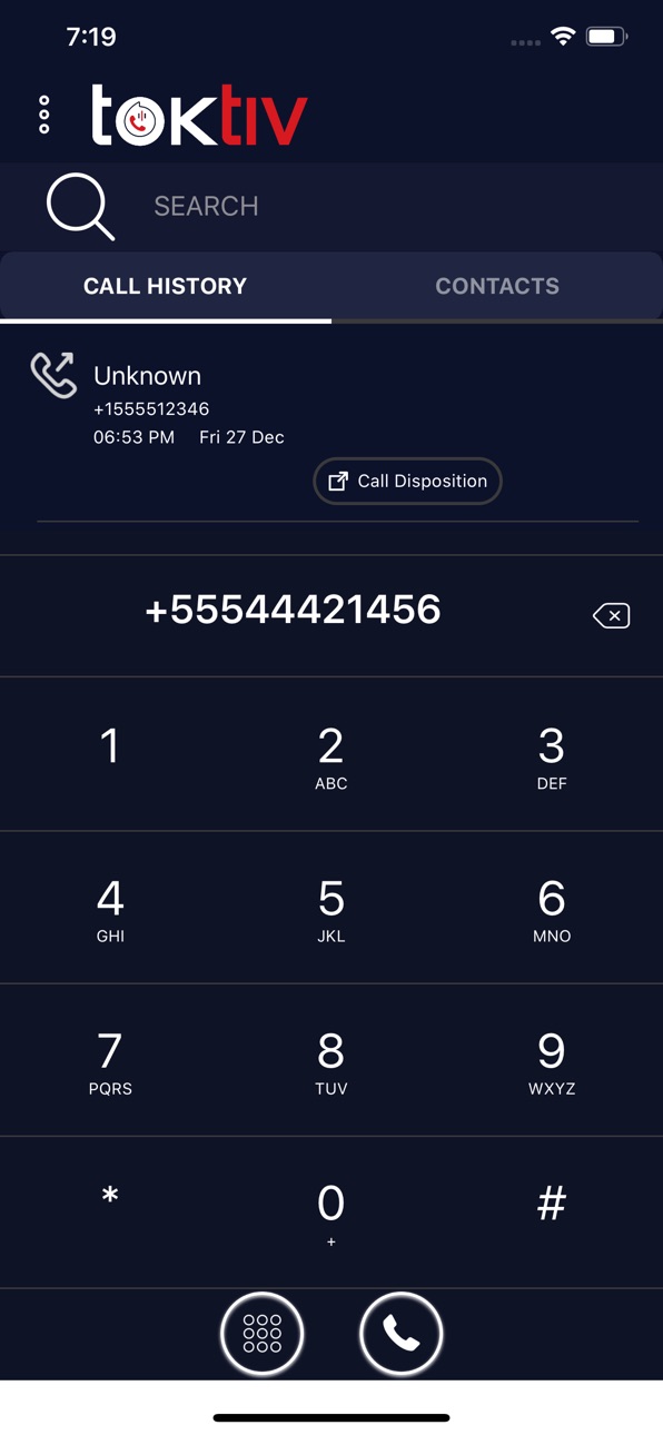 iPhone screenshot