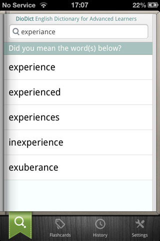 DioDict4 English Advanced Dict screenshot 3