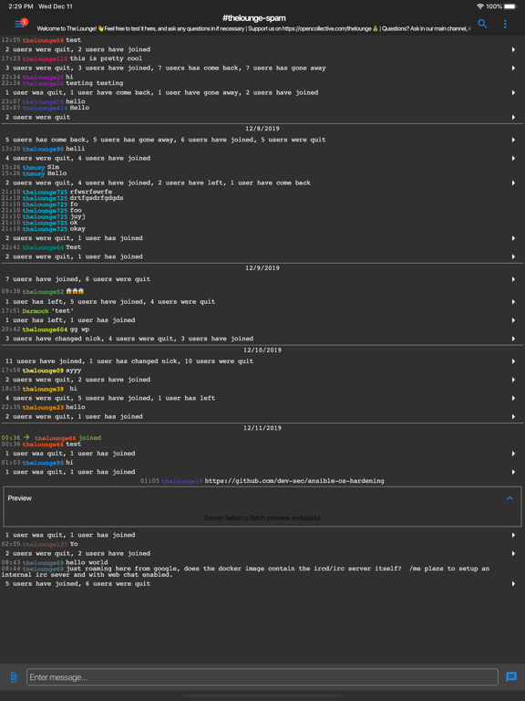 Screenshot #5 pour AppIRC
