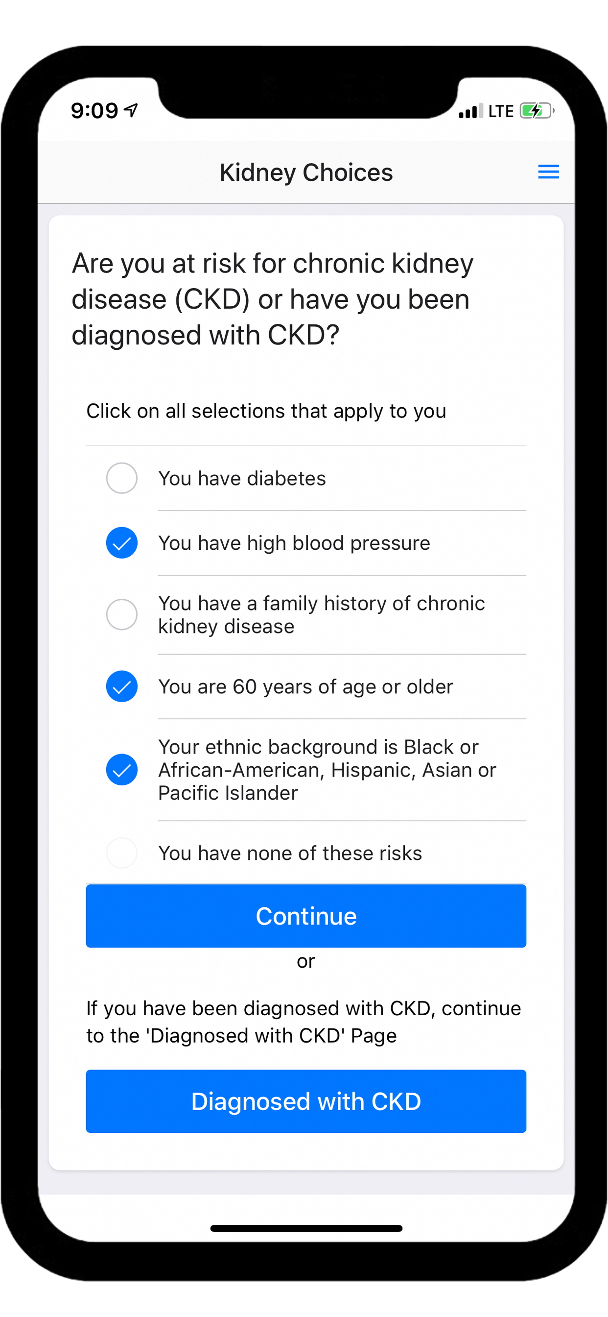 Kidney Choices