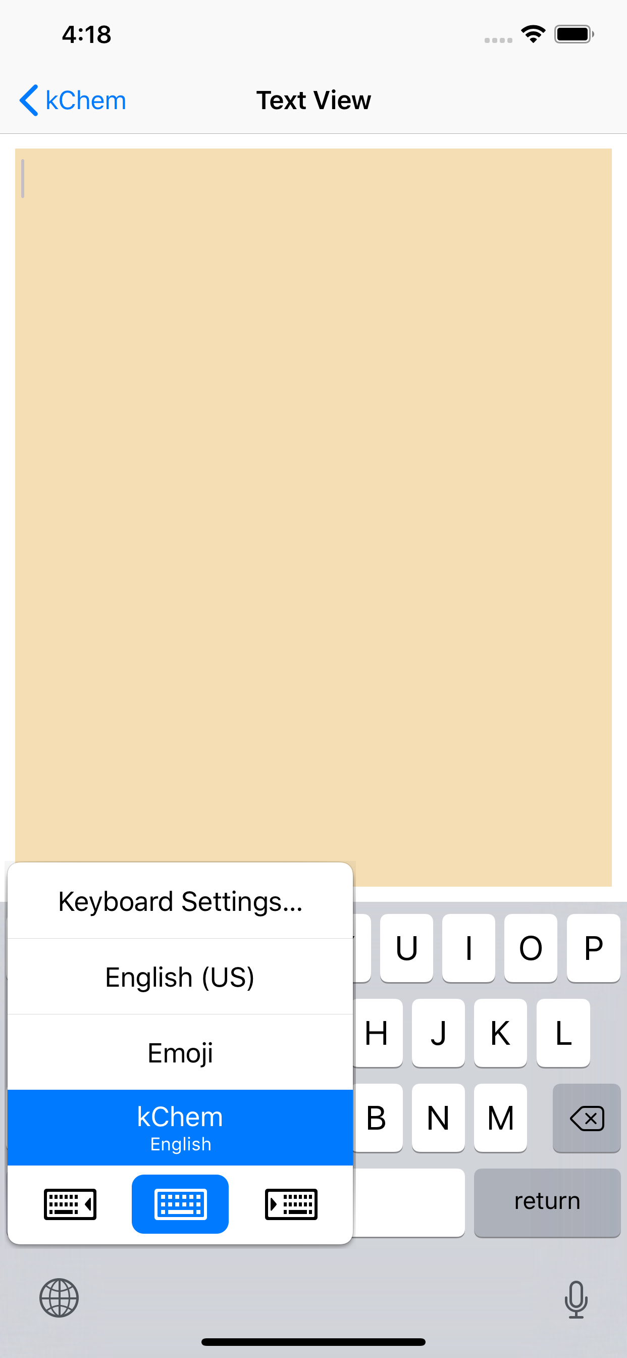 kChem - Chemistry Keyboard screenshot 5