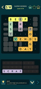Super Words: Crossword Puzzle screenshot #1 for iPhone