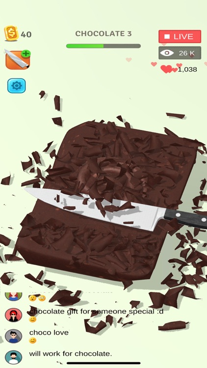 Chocolate Cutting Art screenshot-5