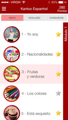 Game screenshot Kantoo Espanhol apk