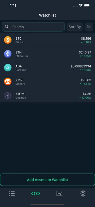 CoinCap: Screenshot 4 von 5