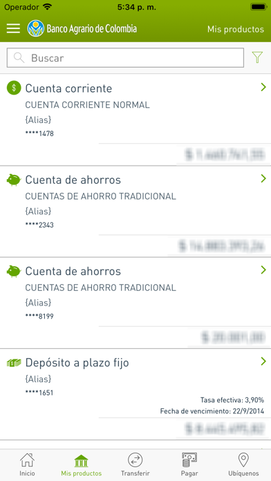 Banco Agrario App screenshot 2