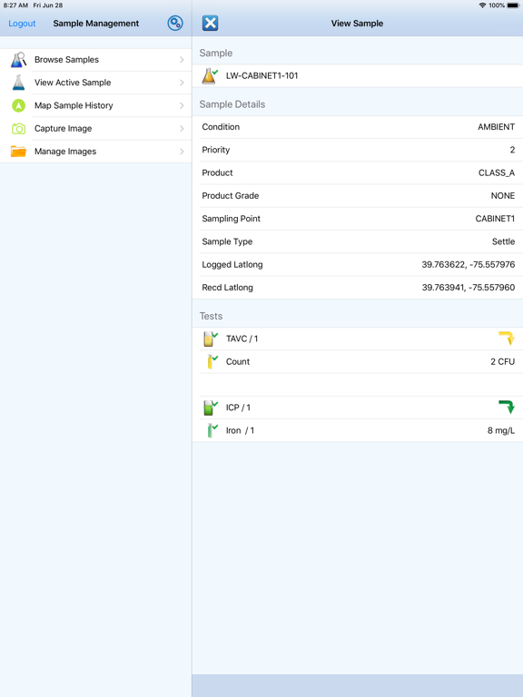 LabWare v6 iPad screenshot 2 - Business app