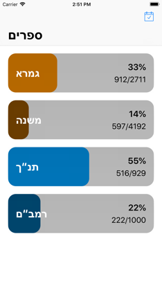 Torah Tracker screenshot 1
