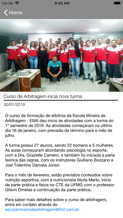 Federação Mineira de Futebol Screenshot