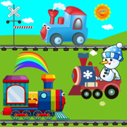 Toddler Trains Bundle!  Train Colors, Train Dress-up & Christmas Train Fun