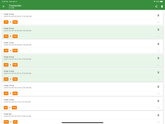 File Converter iPad app afbeelding 6