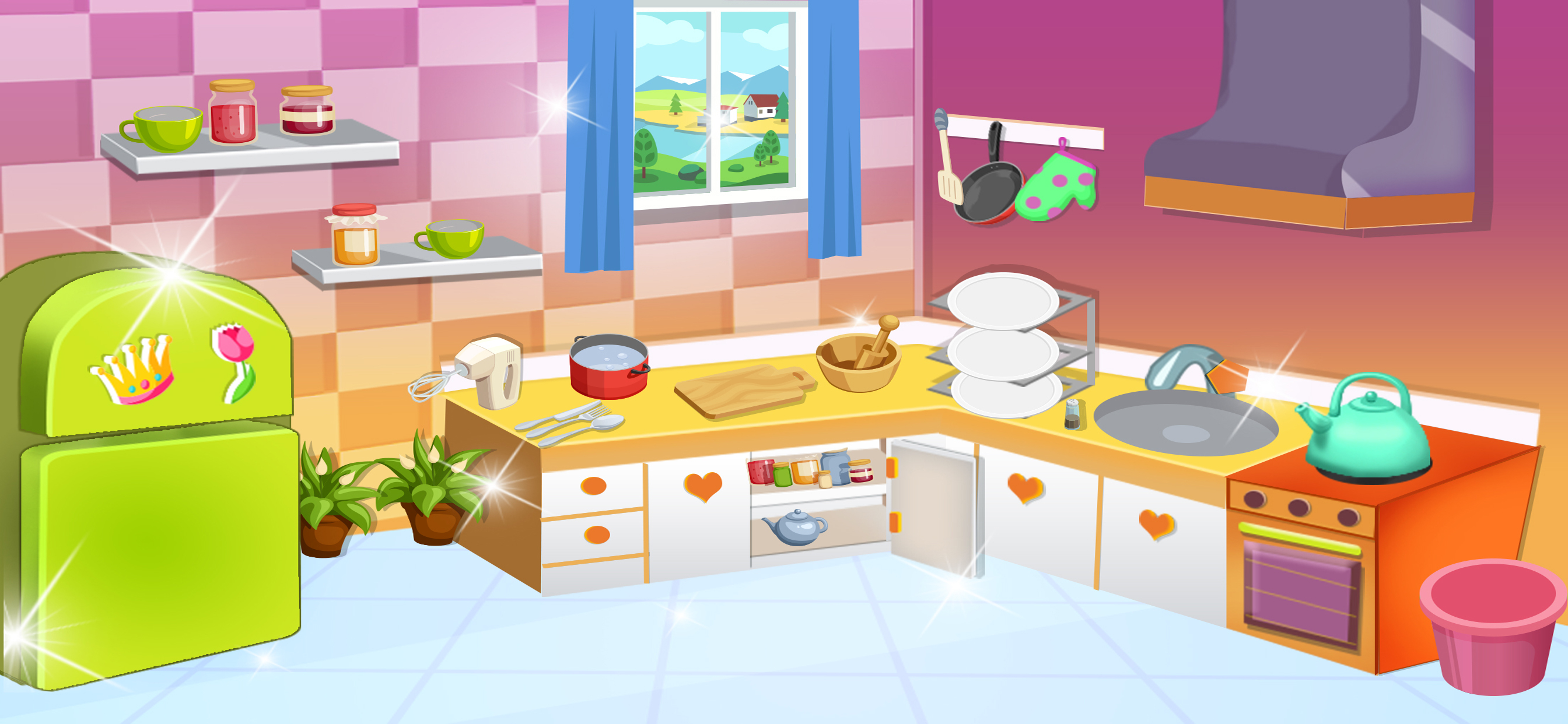 Messy Doll House Cleaner