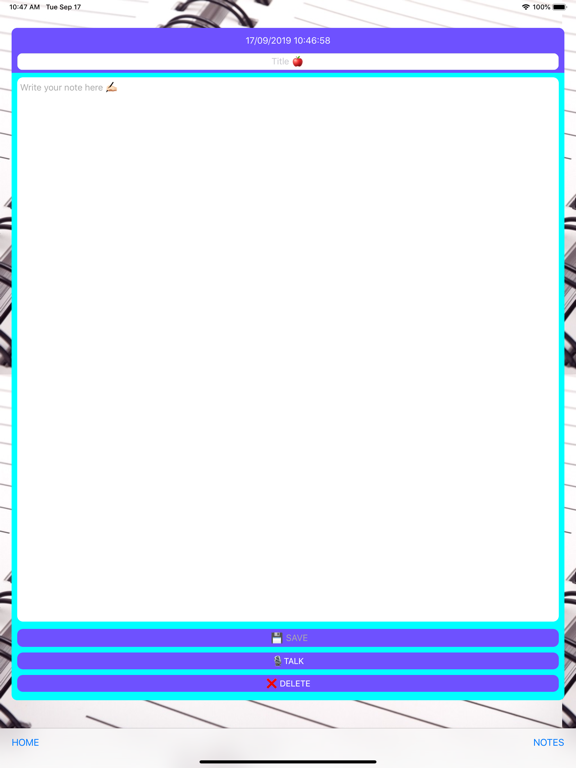 Screenshot #5 pour My Simple Notes - Dictate