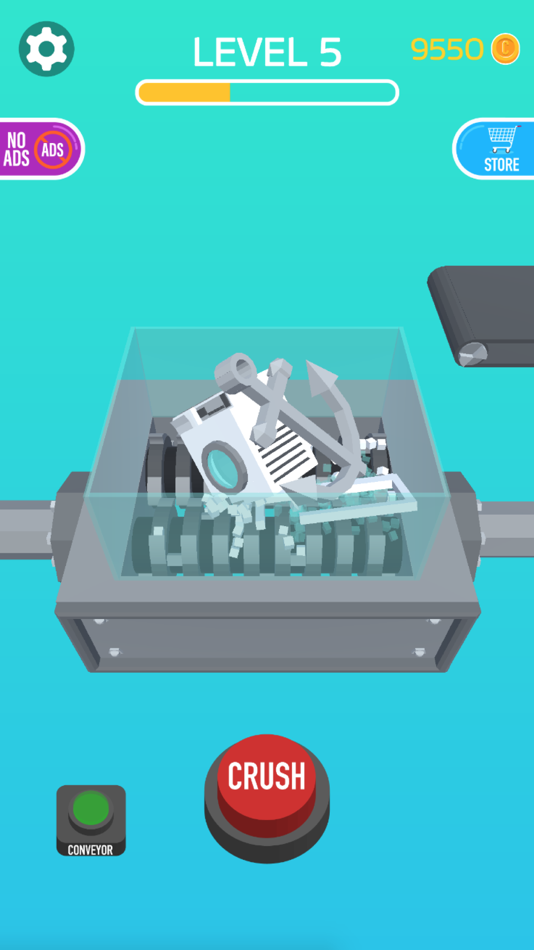 #2. Shredding Machine (iOS) 由: Nikita Semenov