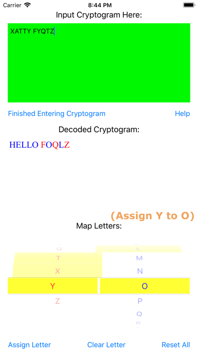 Cryptogram-Assistant Screenshot