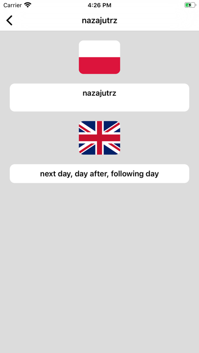 Polish-English Dictionary screenshot 2