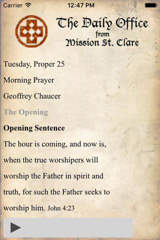 Prayer - Mission St. Clare screenshot 2
