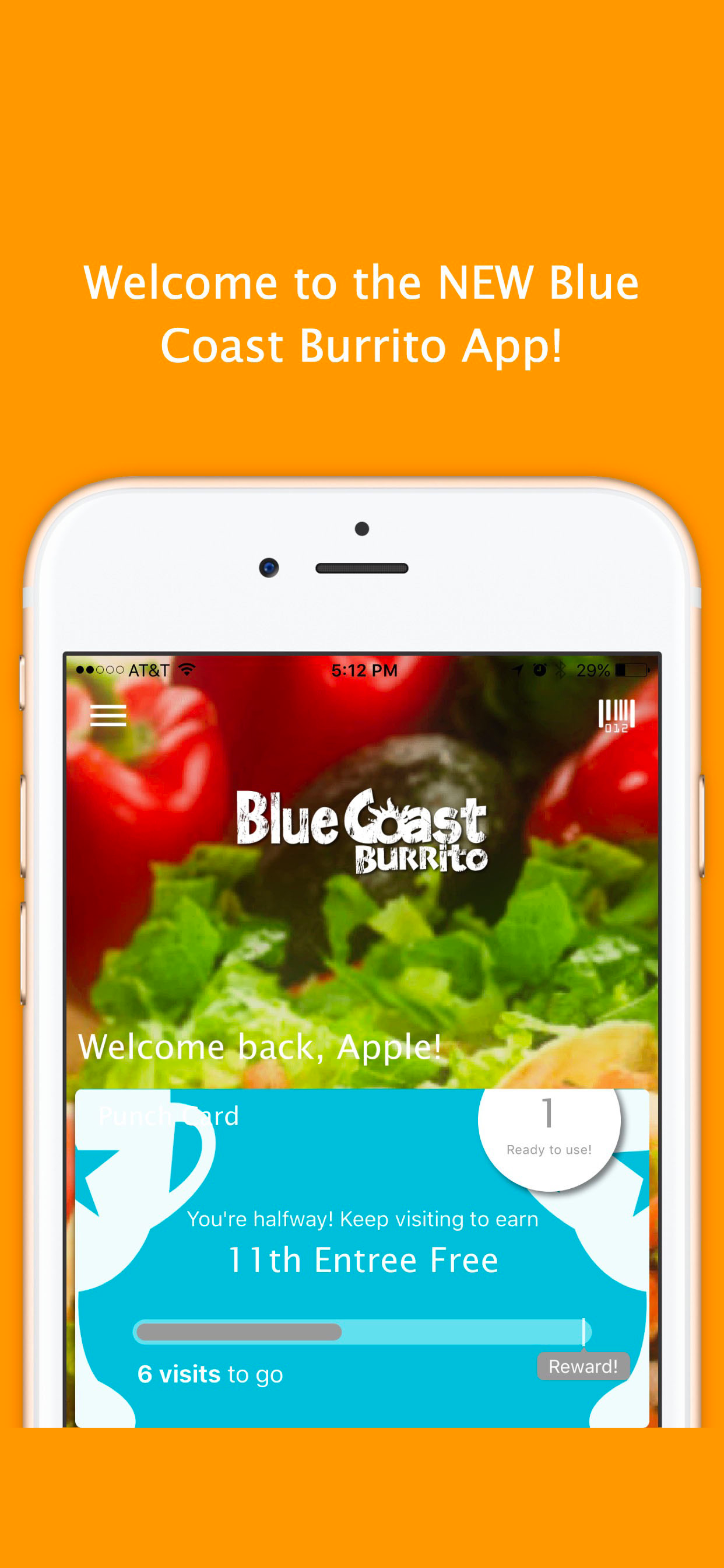 Blue Coast Burrito App