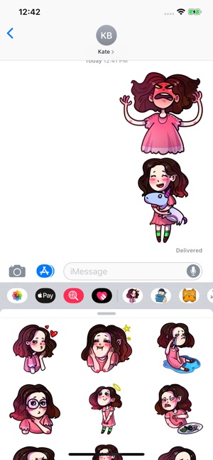 Naughty Girl Sticker Pack(圖2)-速報App