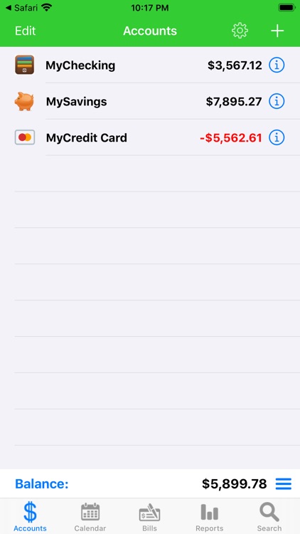 myAccount$ Lite