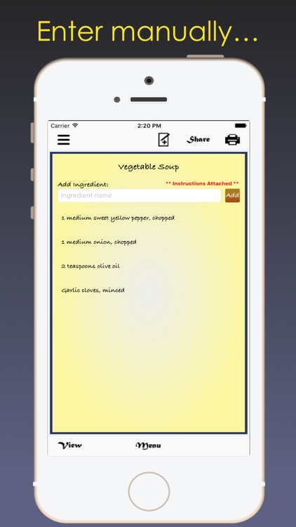 Recipe Swap