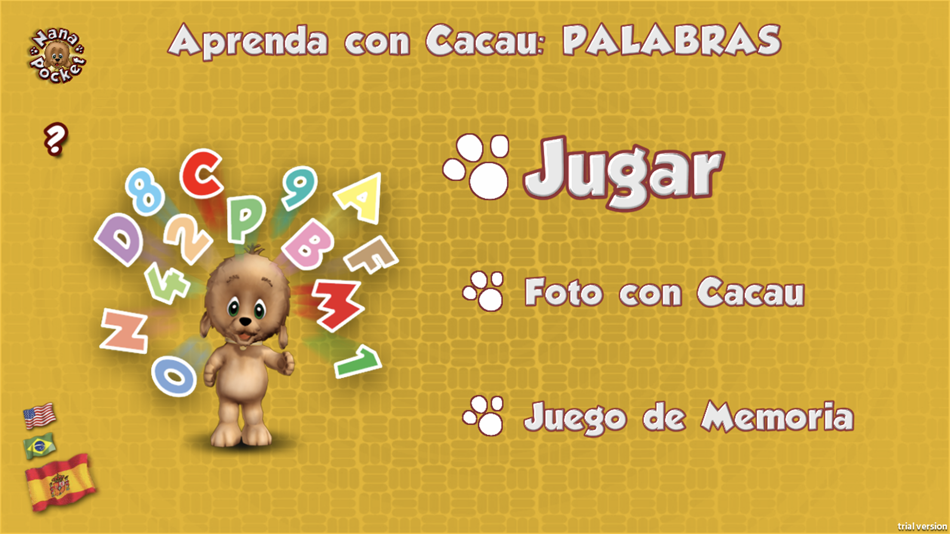 #5. Aprenda com Cacau: Palavrinhas (iOS) 由: A Baba de Bolso