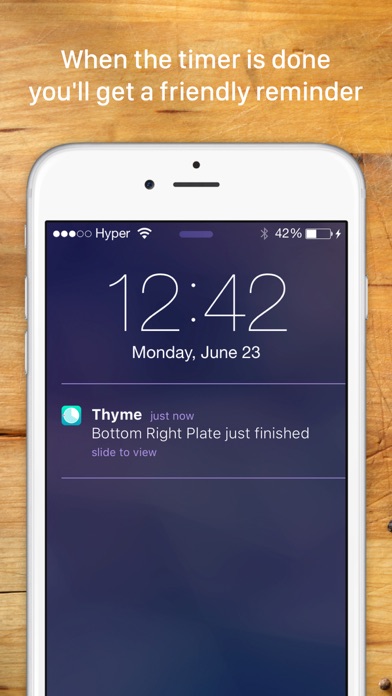 Thyme: A kitchen timer for your culinary arts screenshot 4