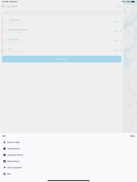 LiveGPS Basis iPad screenshot