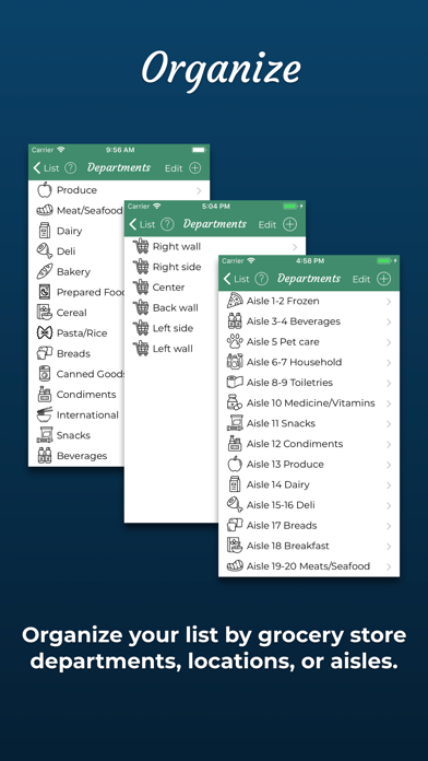 Screenshot #2 pour The Grocery List : Mobile